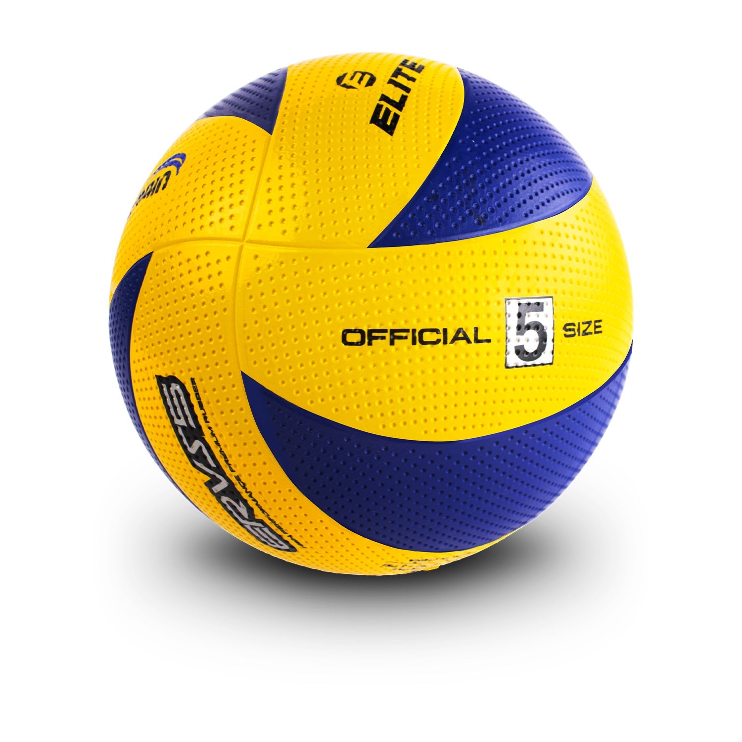 Elite ERVS5 Spin Rubber Volleyball Official Size 5 (Deflated)