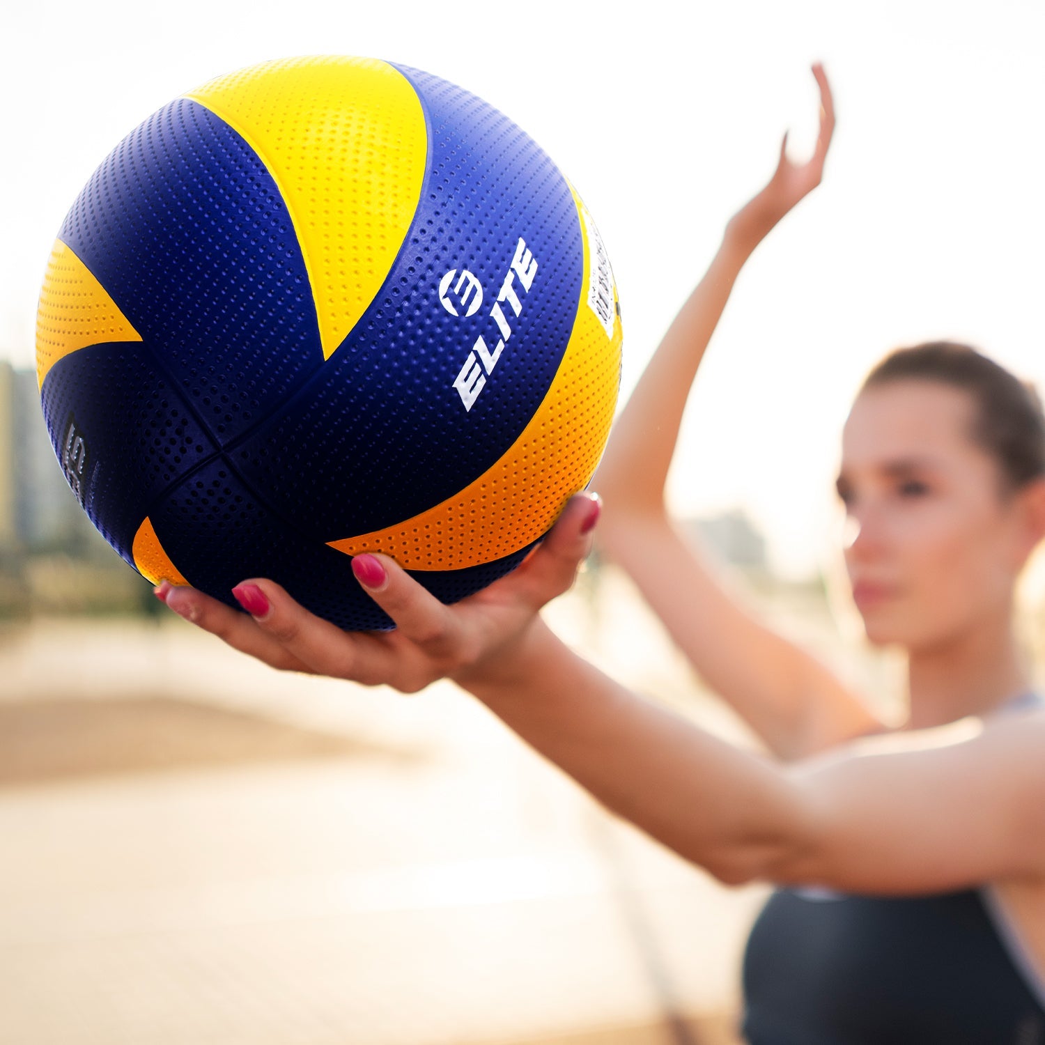 Elite ERVS5 Spin Rubber Volleyball Official Size 5 (Deflated)