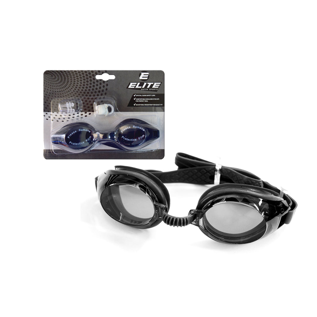Elite Swimming Goggles Black F268