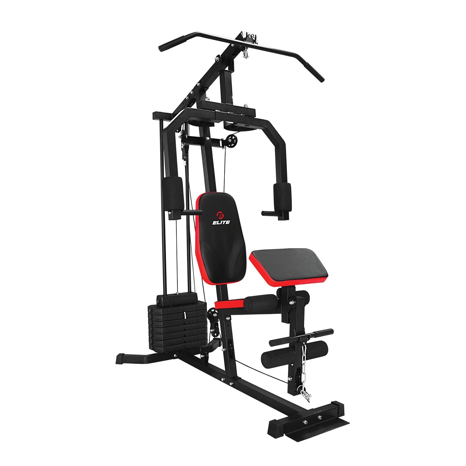 Elite Fitness Home Gym with Curl Pad
