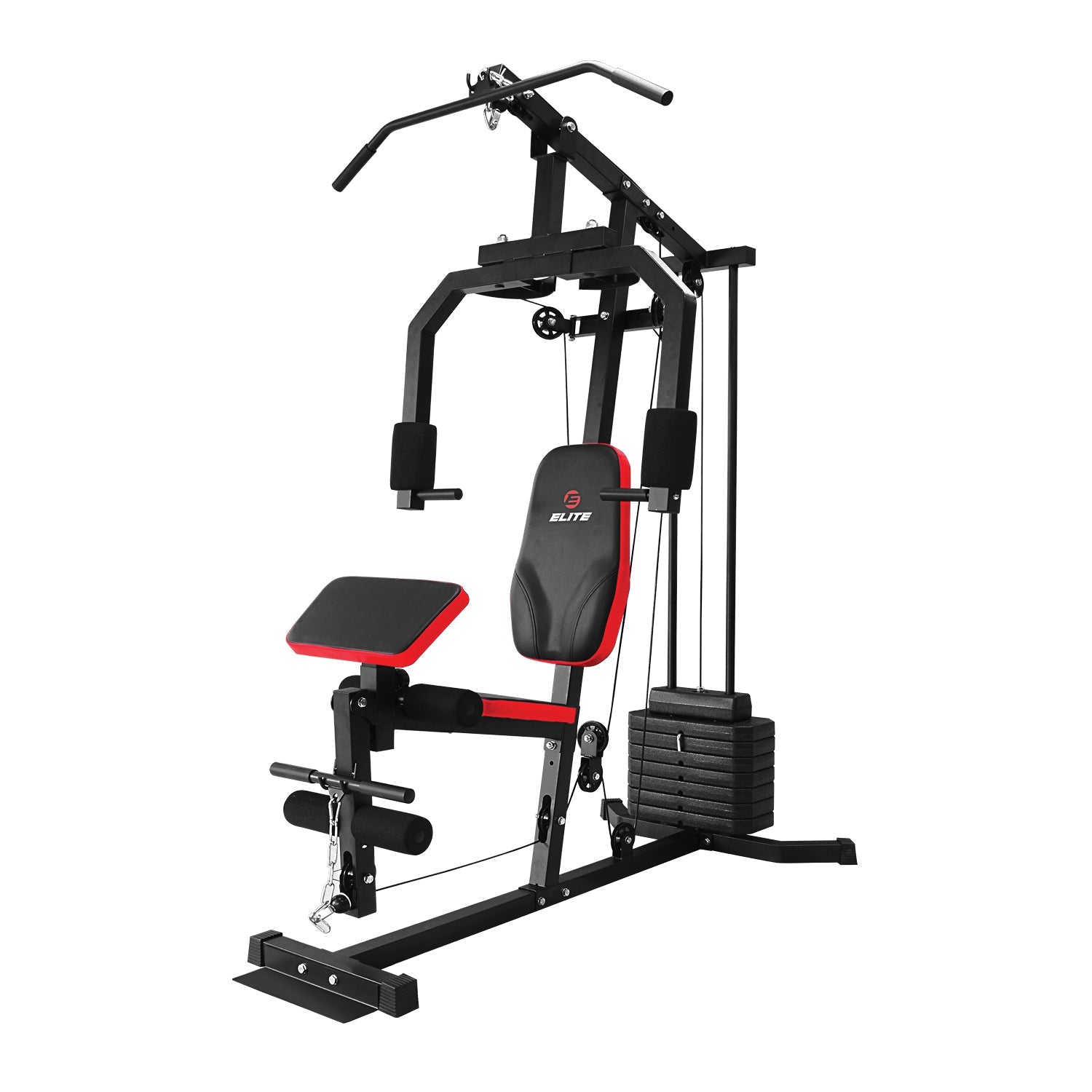 Elite Fitness Home Gym with Curl Pad