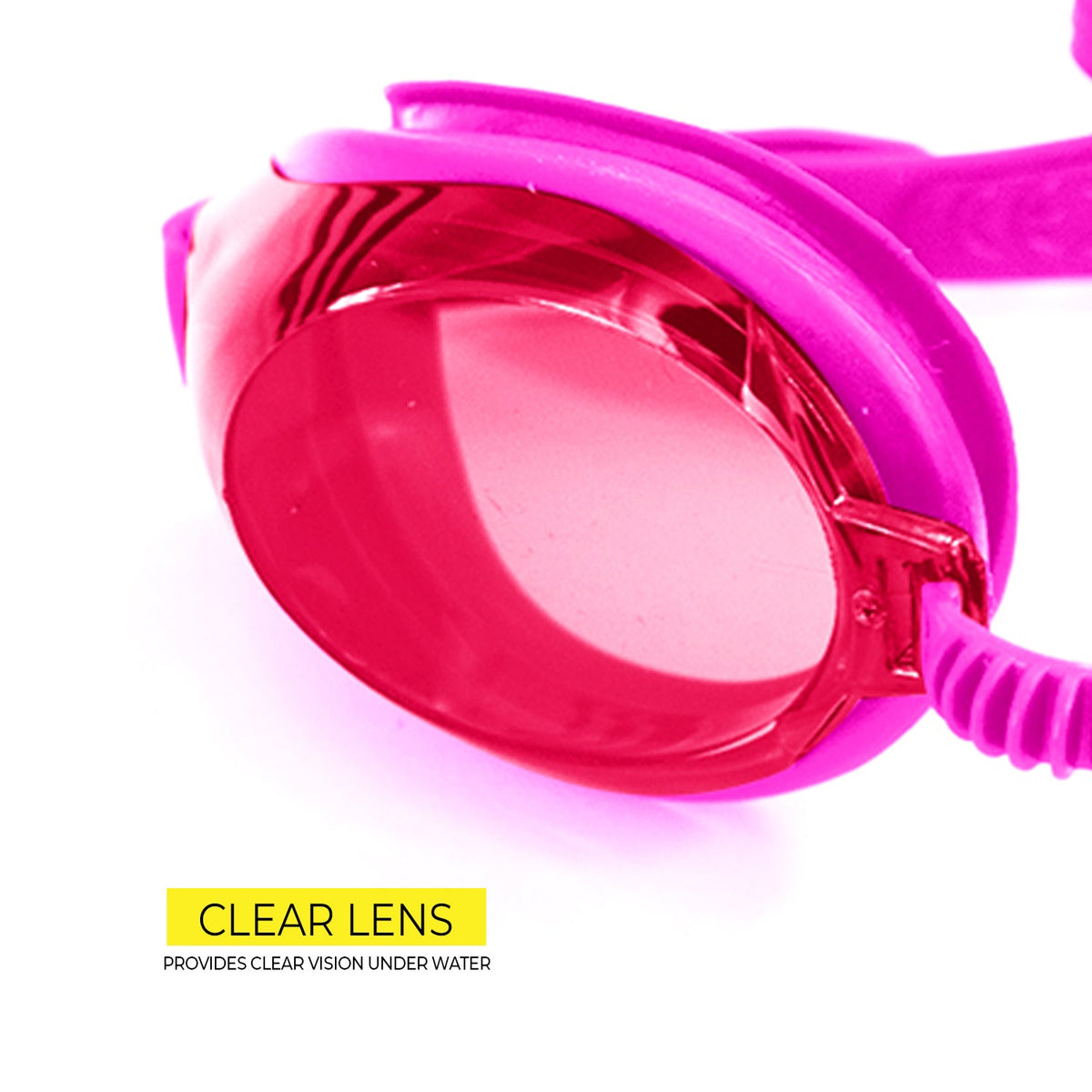 Elite Swimming Goggles Pink F268