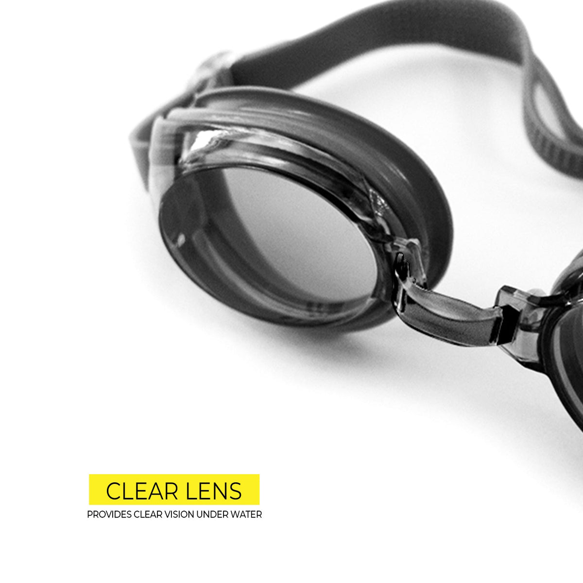 Elite Swimming Goggles Black F308
