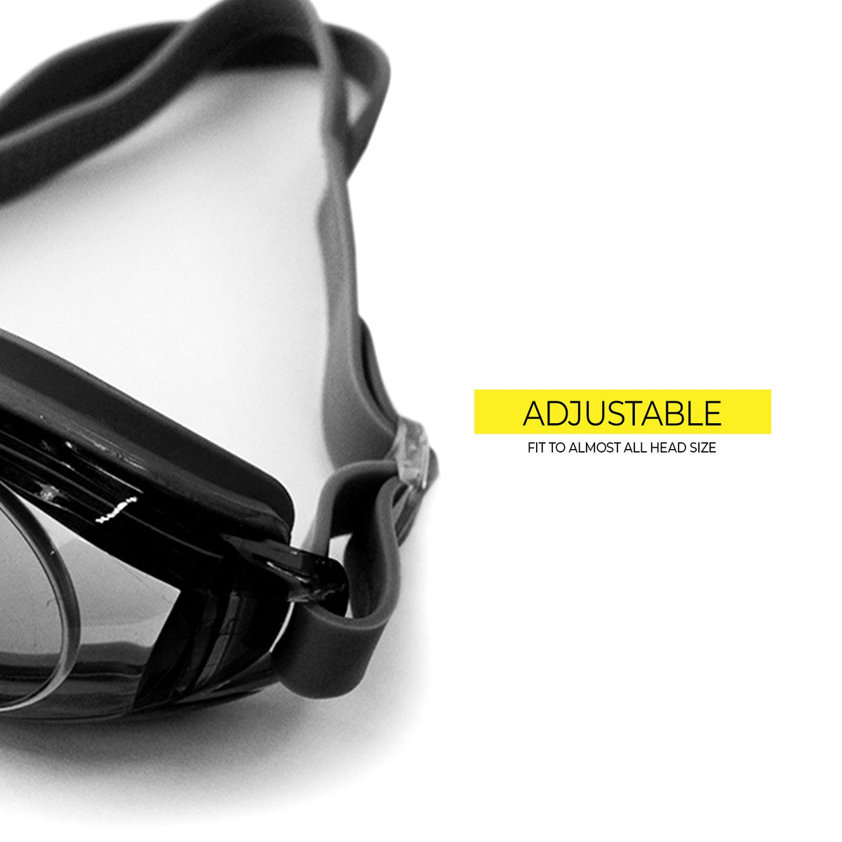 Elite Swimming Goggles Black F308