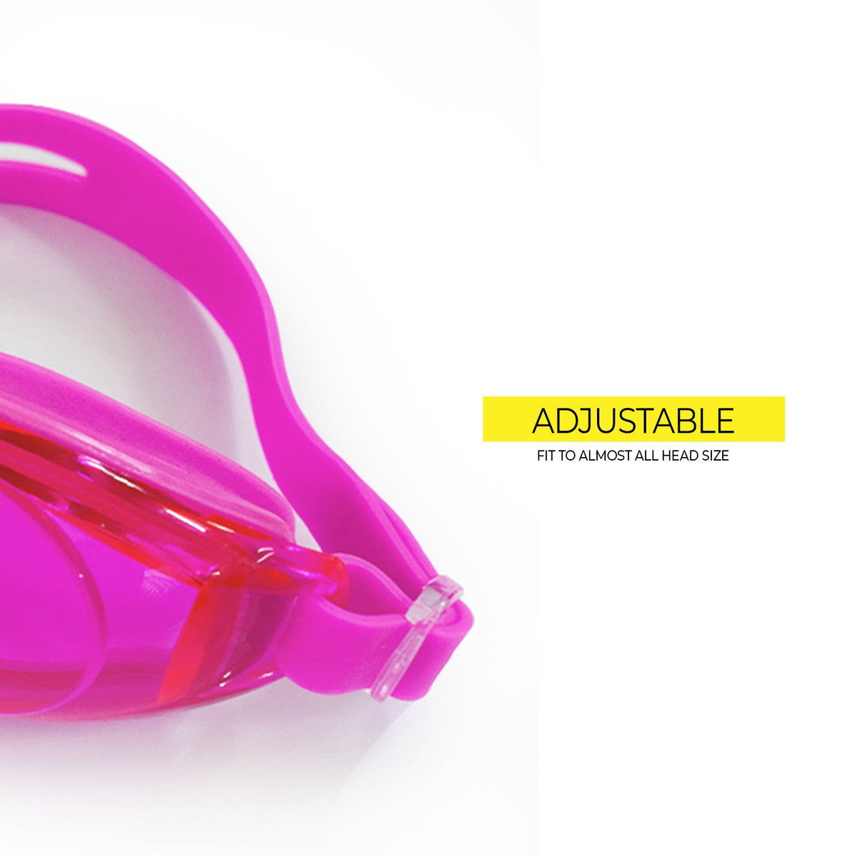 Elite Swimming Goggles Pink F308