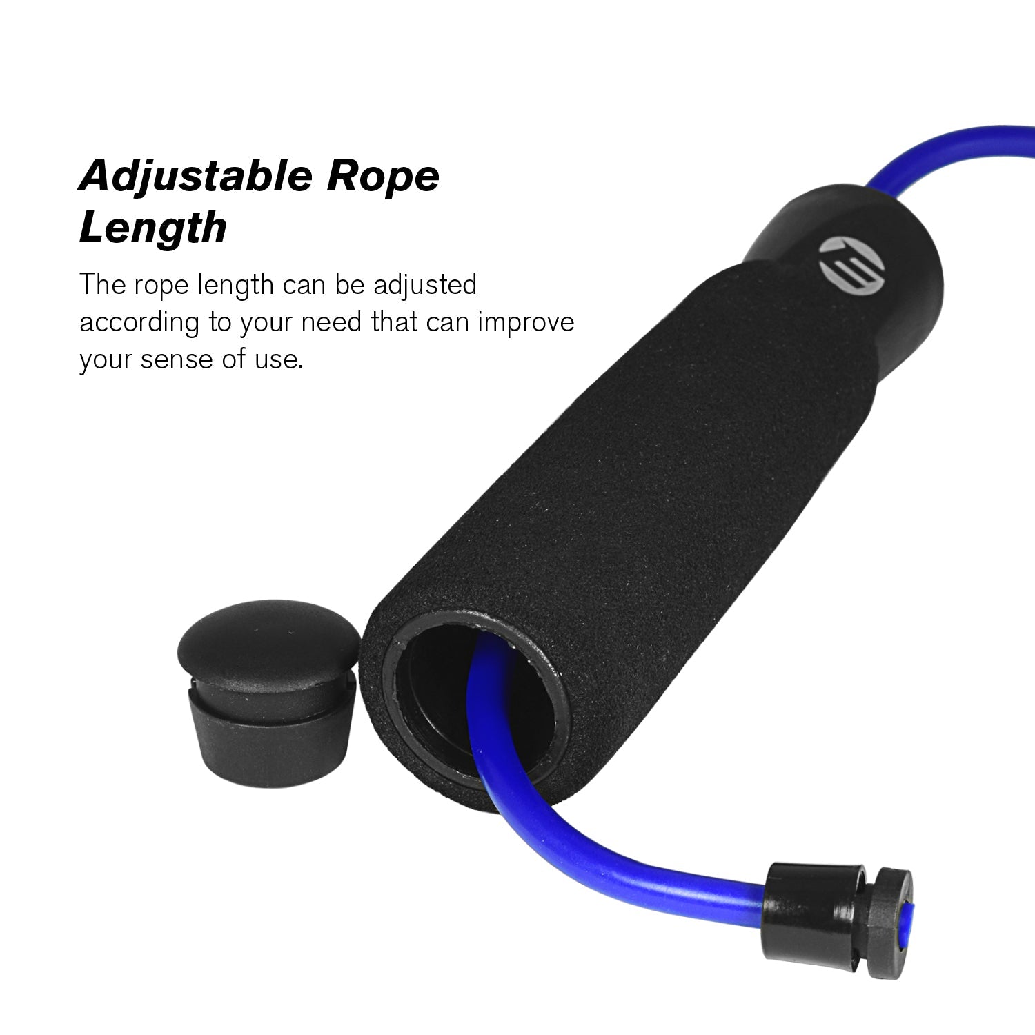 Elite 9ft Fitness Foam Handle Jump Rope