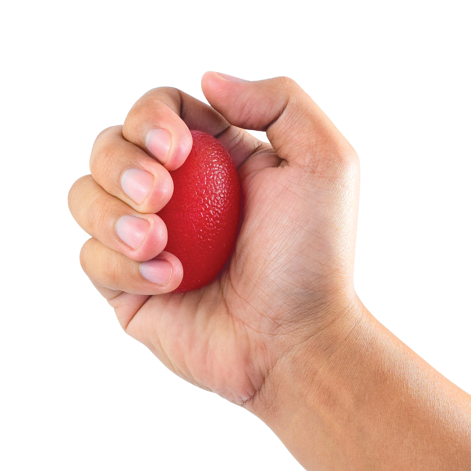 Elite Rubber Stress Ball Egg Shape Red