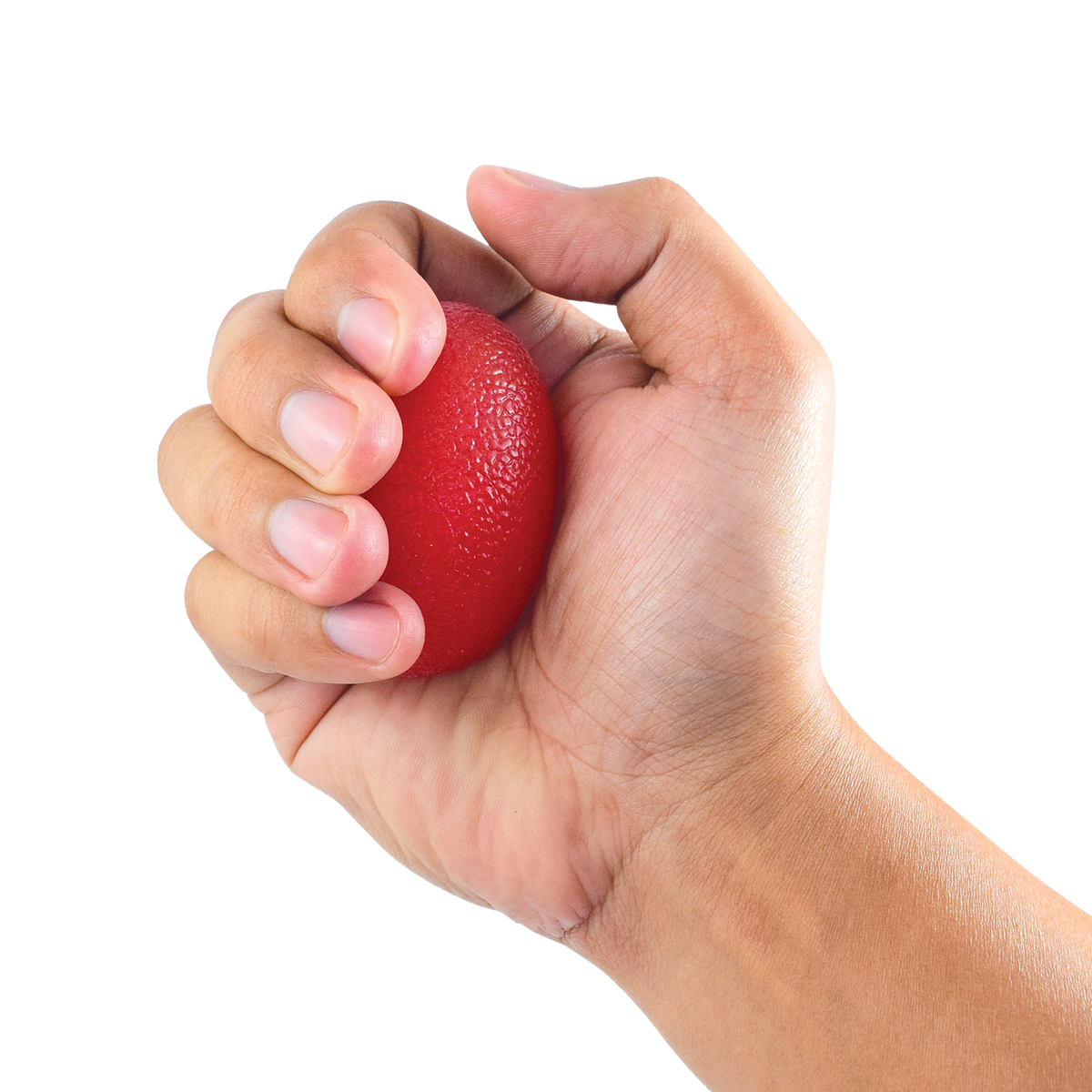 Elite Rubber Stress Ball Egg Shape Red