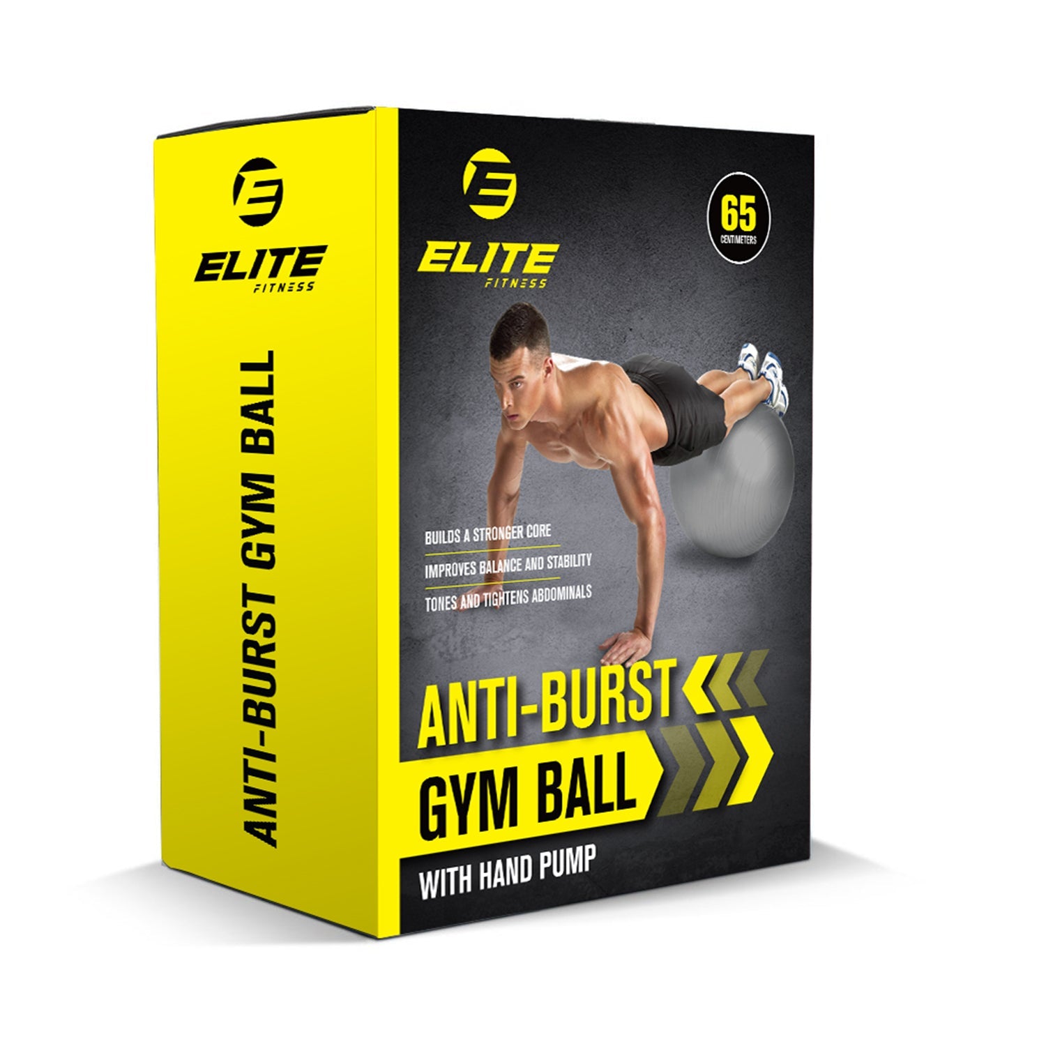 Elite Fitness  Gym Ball with Hand Pump
