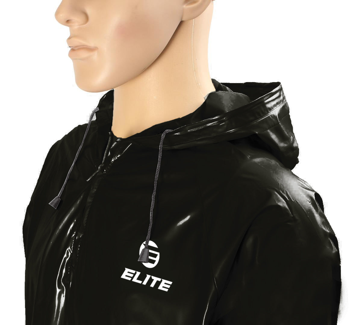 Elite Fitness Sauna Suit with Hood and Zipper