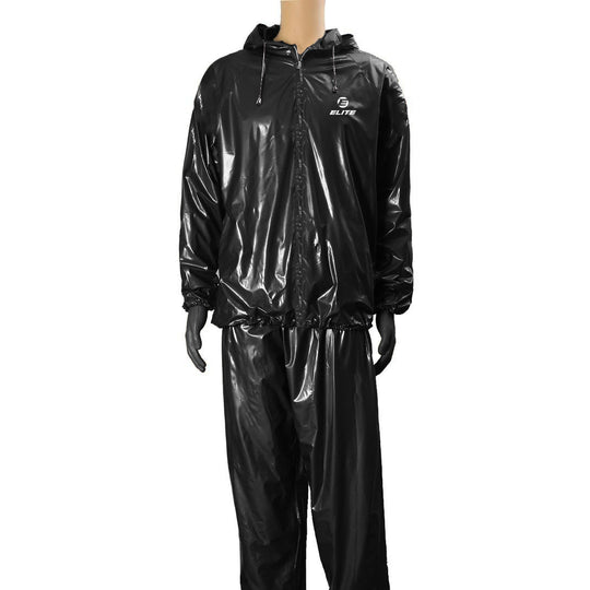 Elite Fitness Sauna Suit with Hood and Zipper