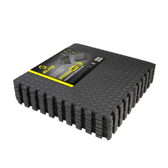 Elite Interlocking Mat 6pcs/set 60x60 Black