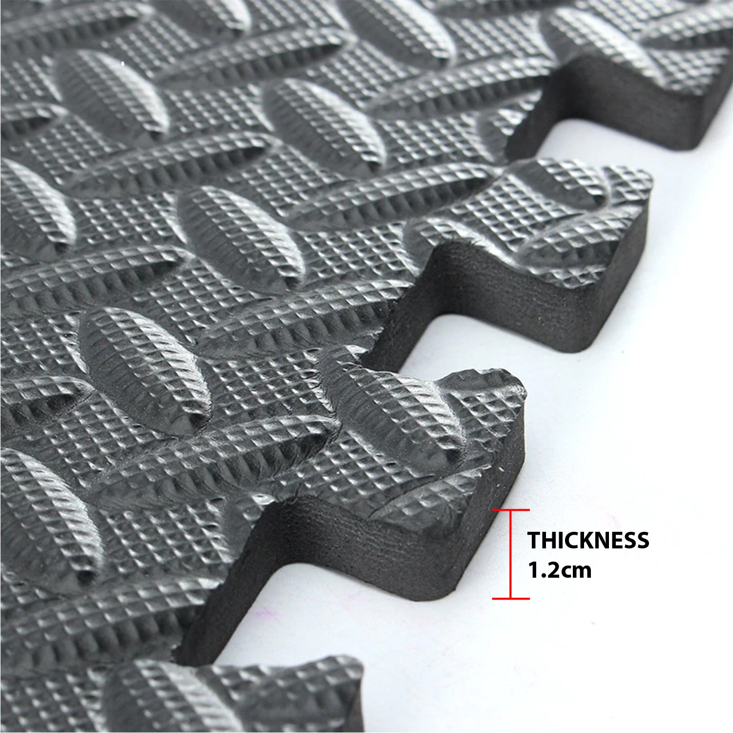 Elite Interlocking Mat 6pcs/set 60x60 Black