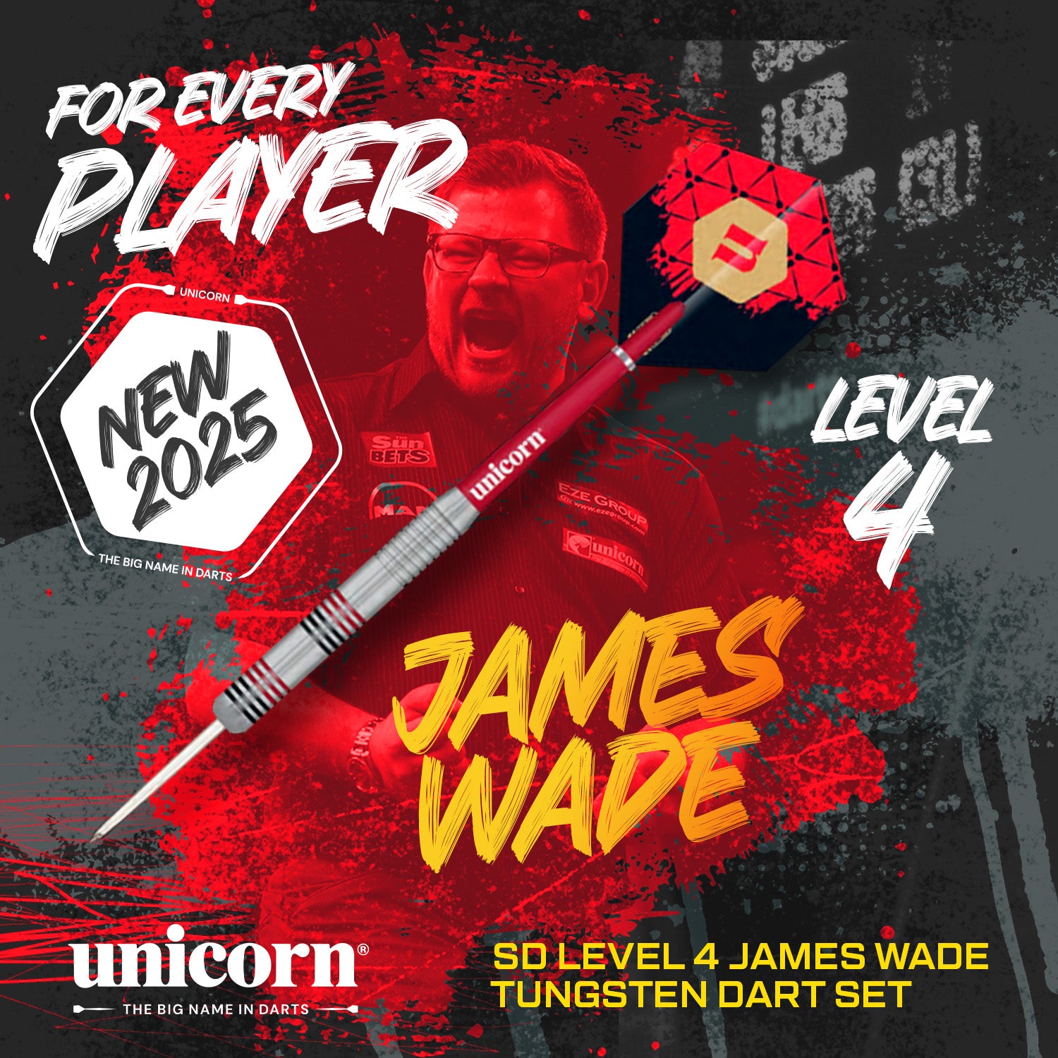 Unicorn SD Level 4 James Wade Tungsten Dart