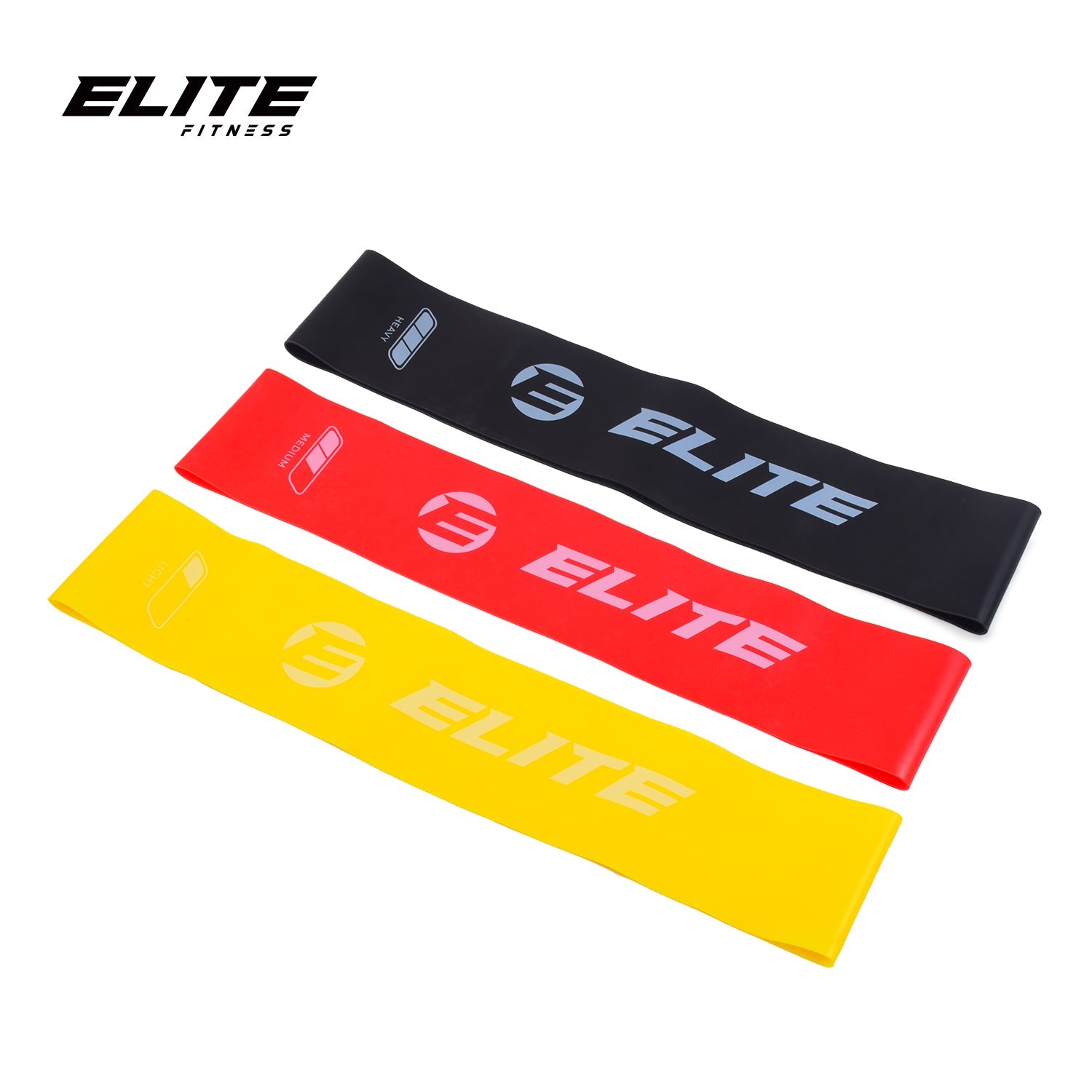 Elite Loop Resistance Bands Set of 3 Light | Medium | Heavy