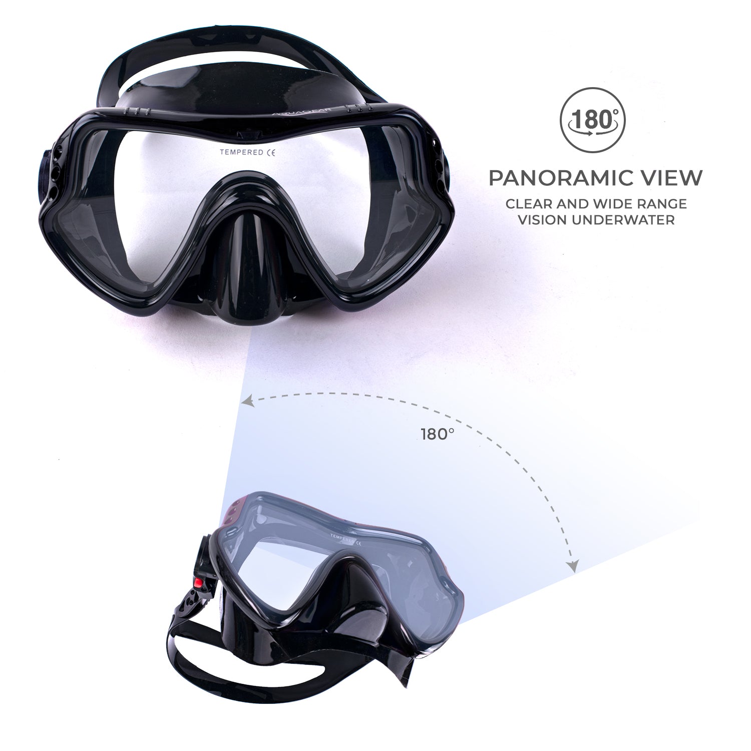 Aquagear M11-S04 Mask & Snorkel