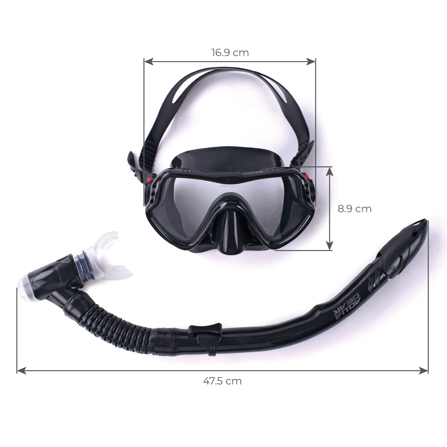 Aquagear M11-S04 Mask & Snorkel