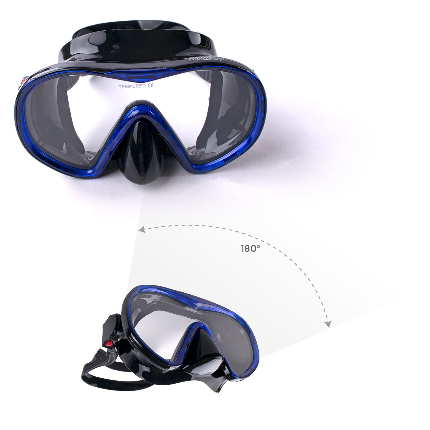 Aquagear M12-S04 Mask & Snorkel Set