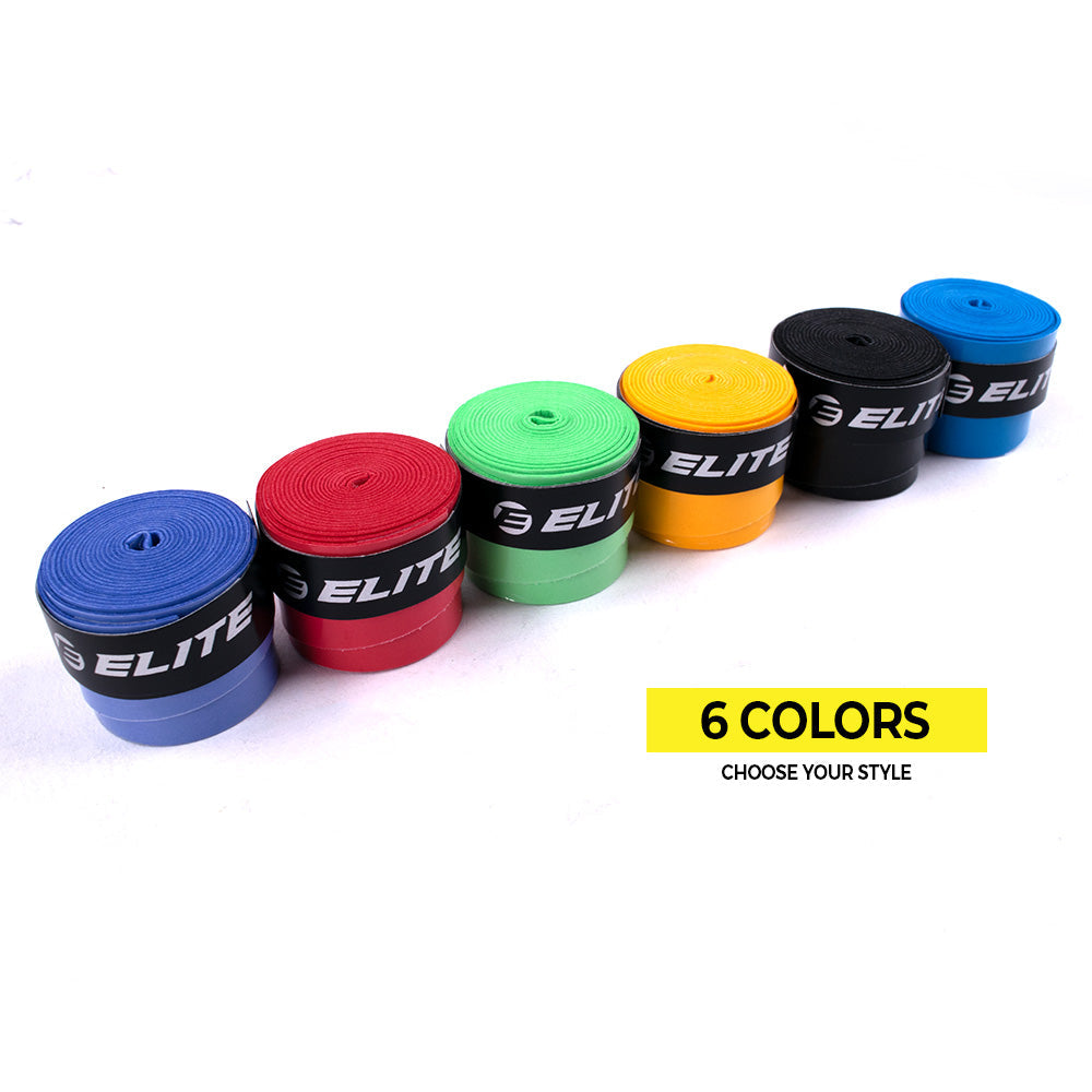 Elite Ergo+ Premium Racket Overgrip Assorted 60pcs