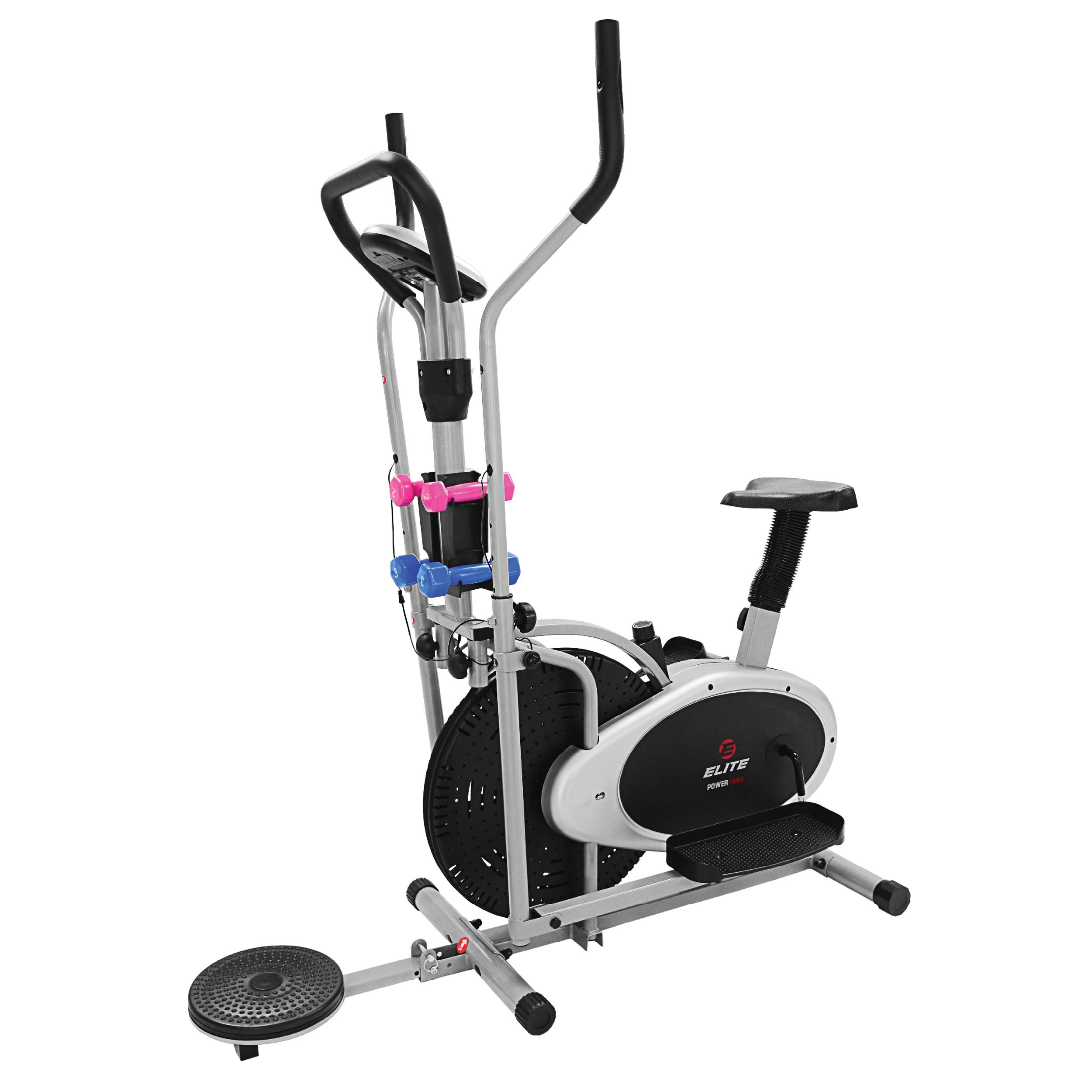 Elite Elliptical Powerbike with FREE 2 Sets of Dumbbells