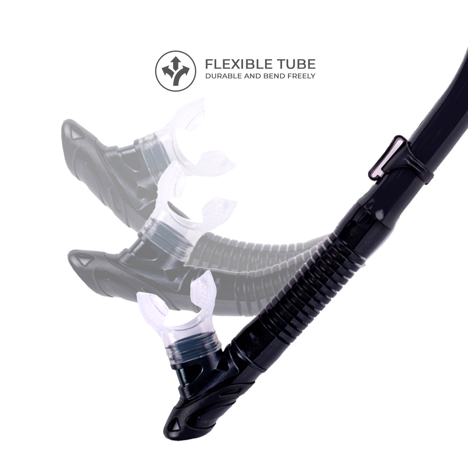 Aquagear Semi-Dry Top Snorkel