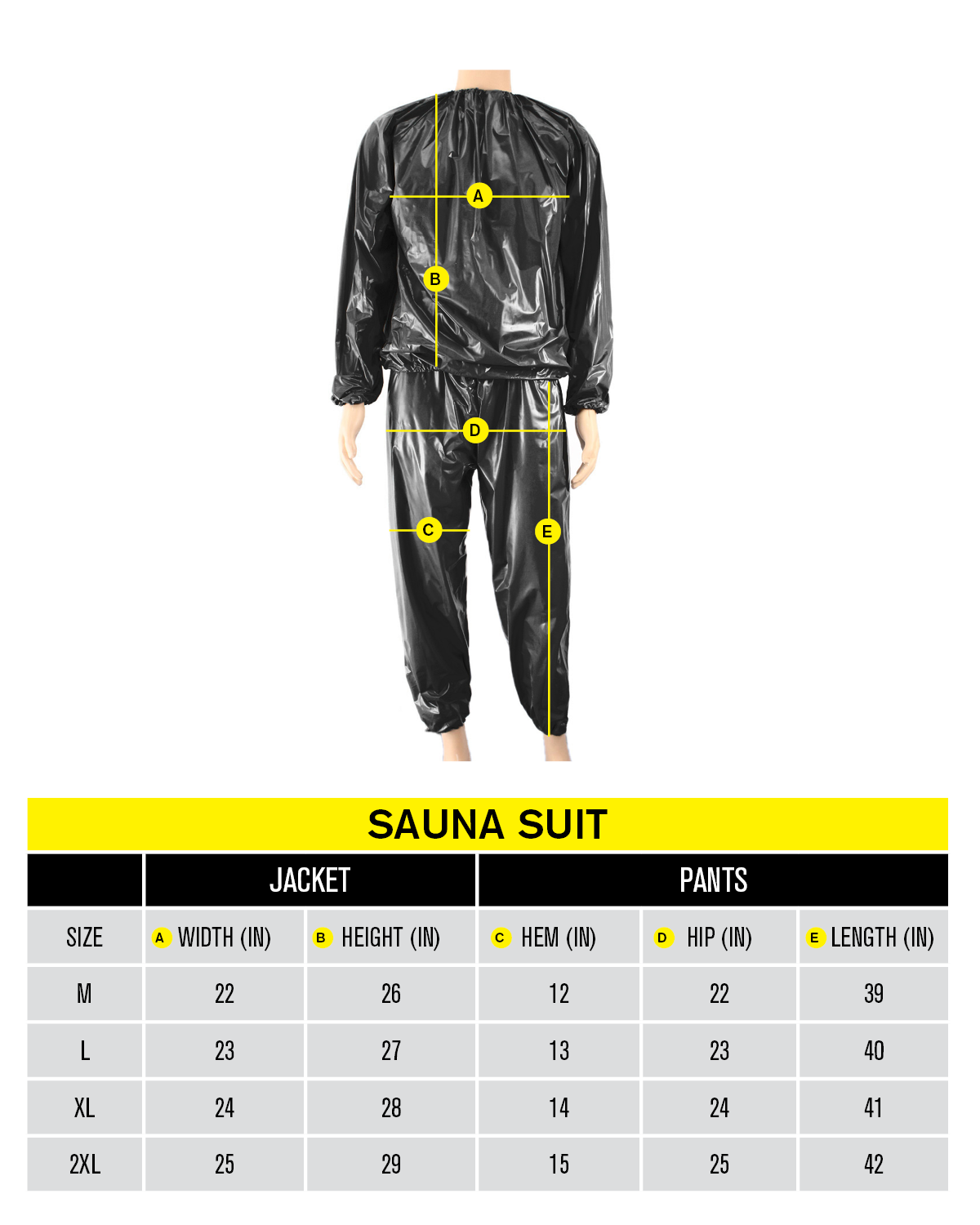 Elite Sauna Suit - Men & Women