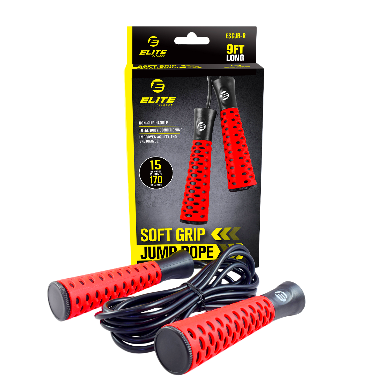 Elite 9ft  Soft Grip Jump Rope