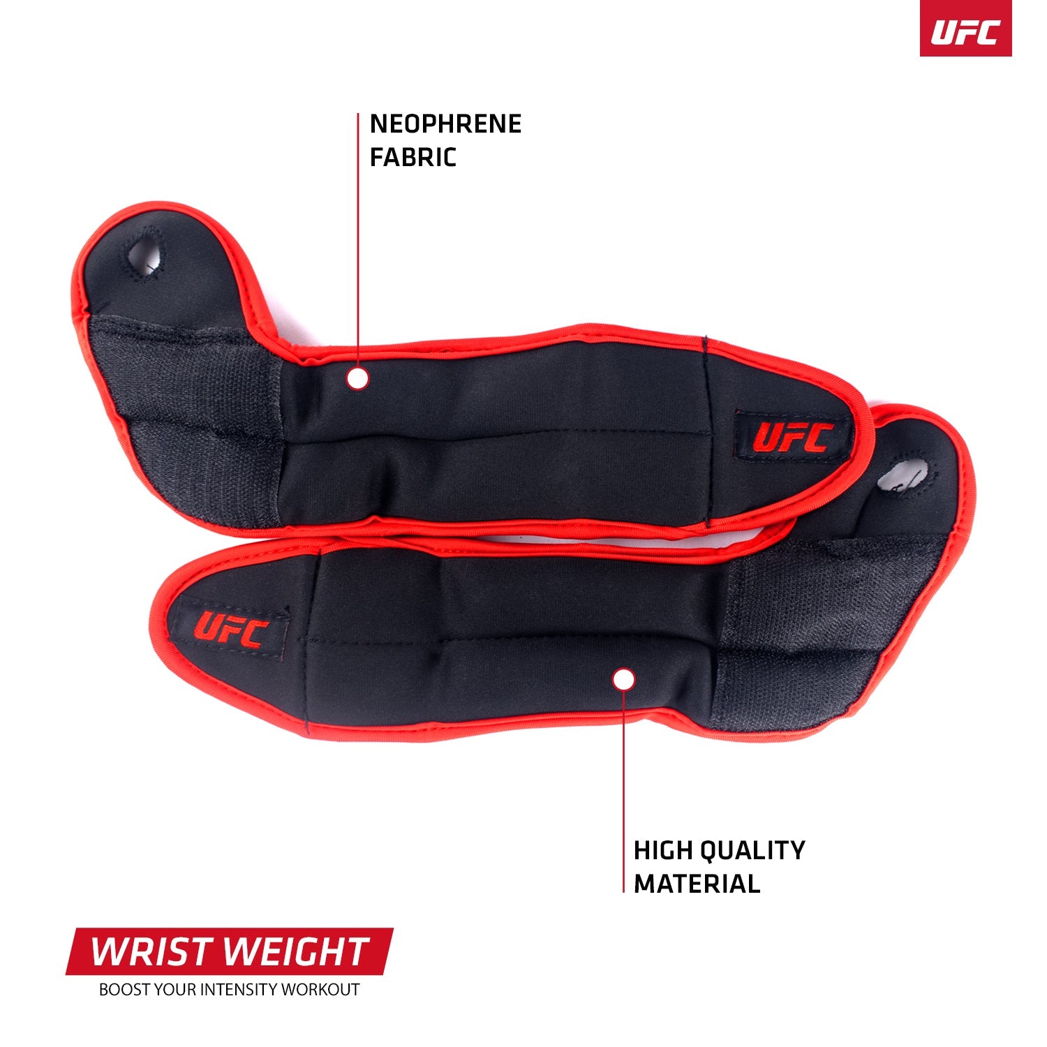 UFC Wrist Weights - 2pcs x 0.5 Kg