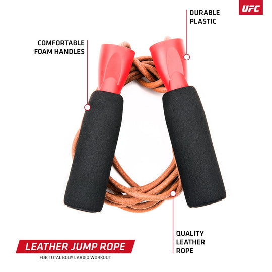 UFC Leather Jump Rope