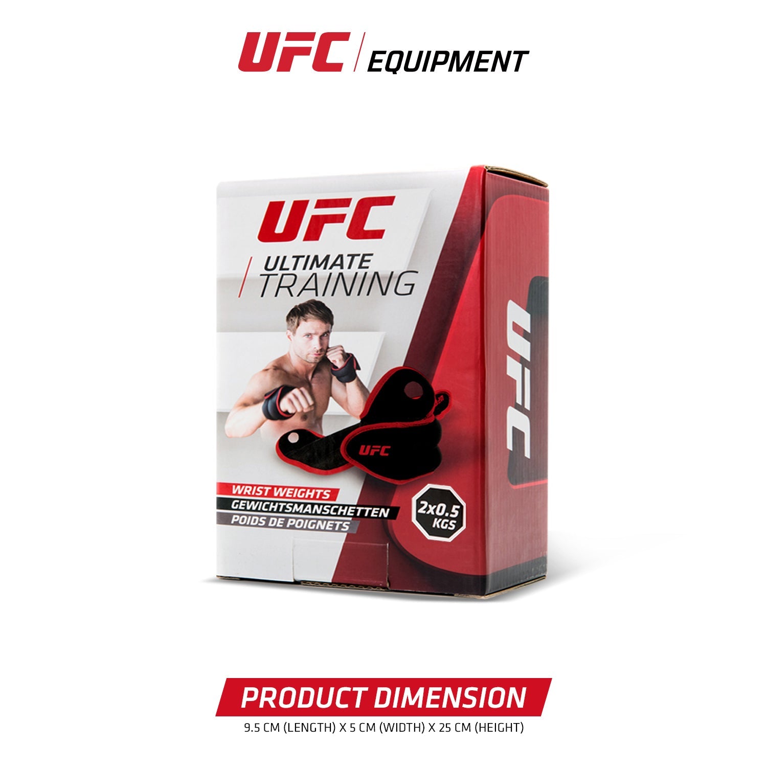 UFC Wrist Weights - 2pcs x 0.5 Kg