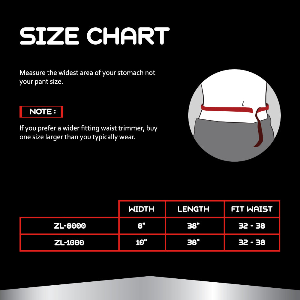 Shield ZL1000 Neoprene 10inch Wide Waist Trimmer