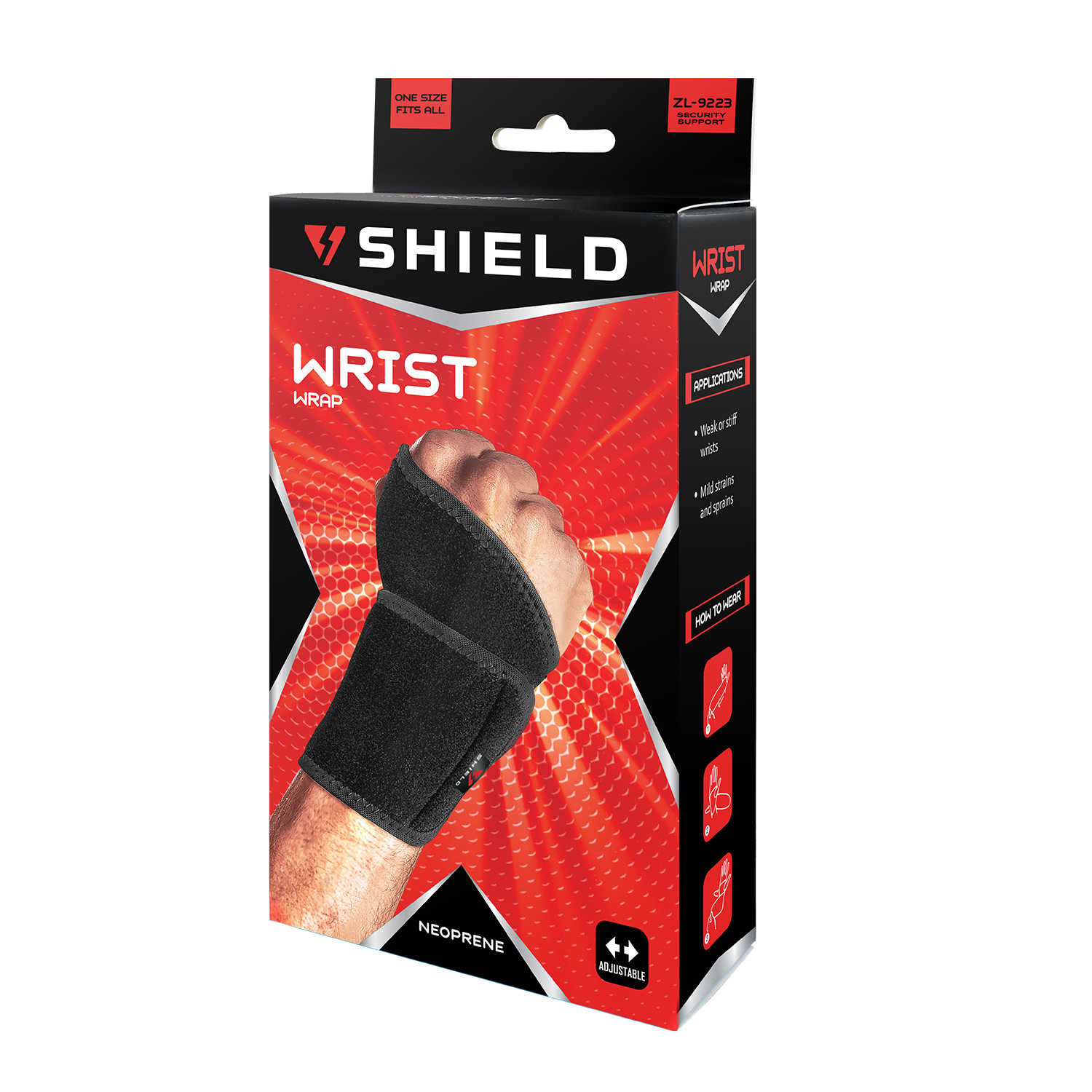 Shield ZL9223 Neoprene Wrist Wrap