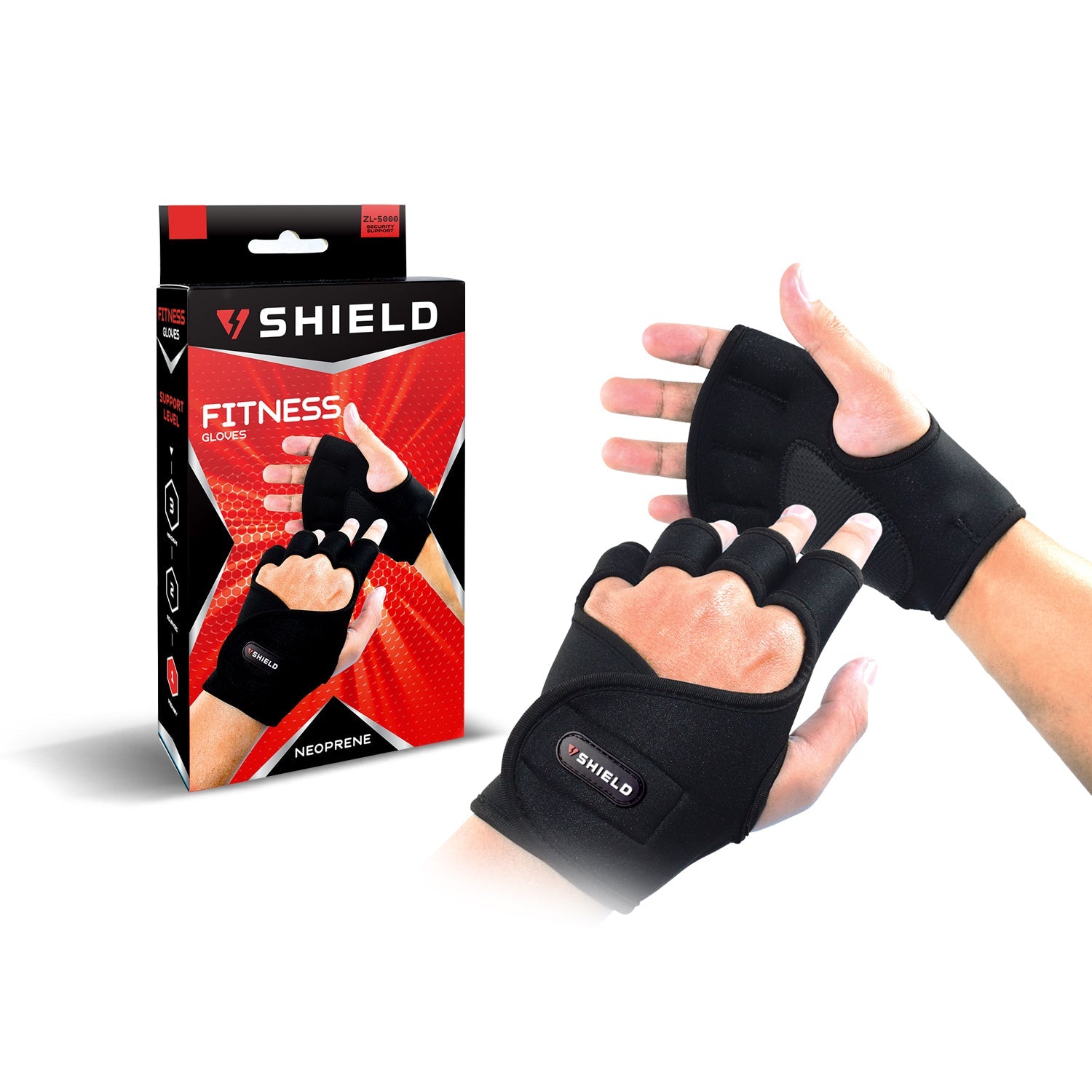 Shield ZL5000 Neoprene Fitness Gloves - Pair