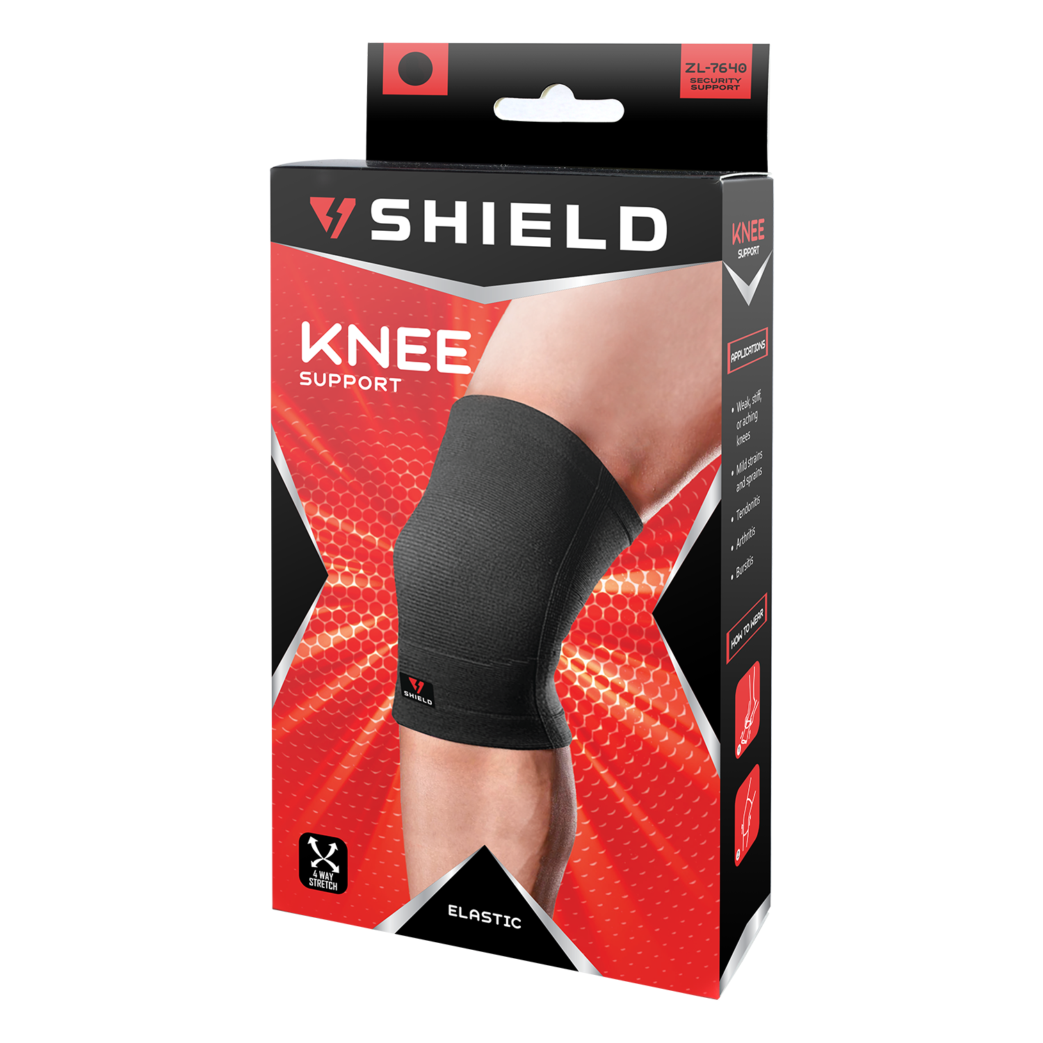 Shield ZL7640 Elastic Knee Support
