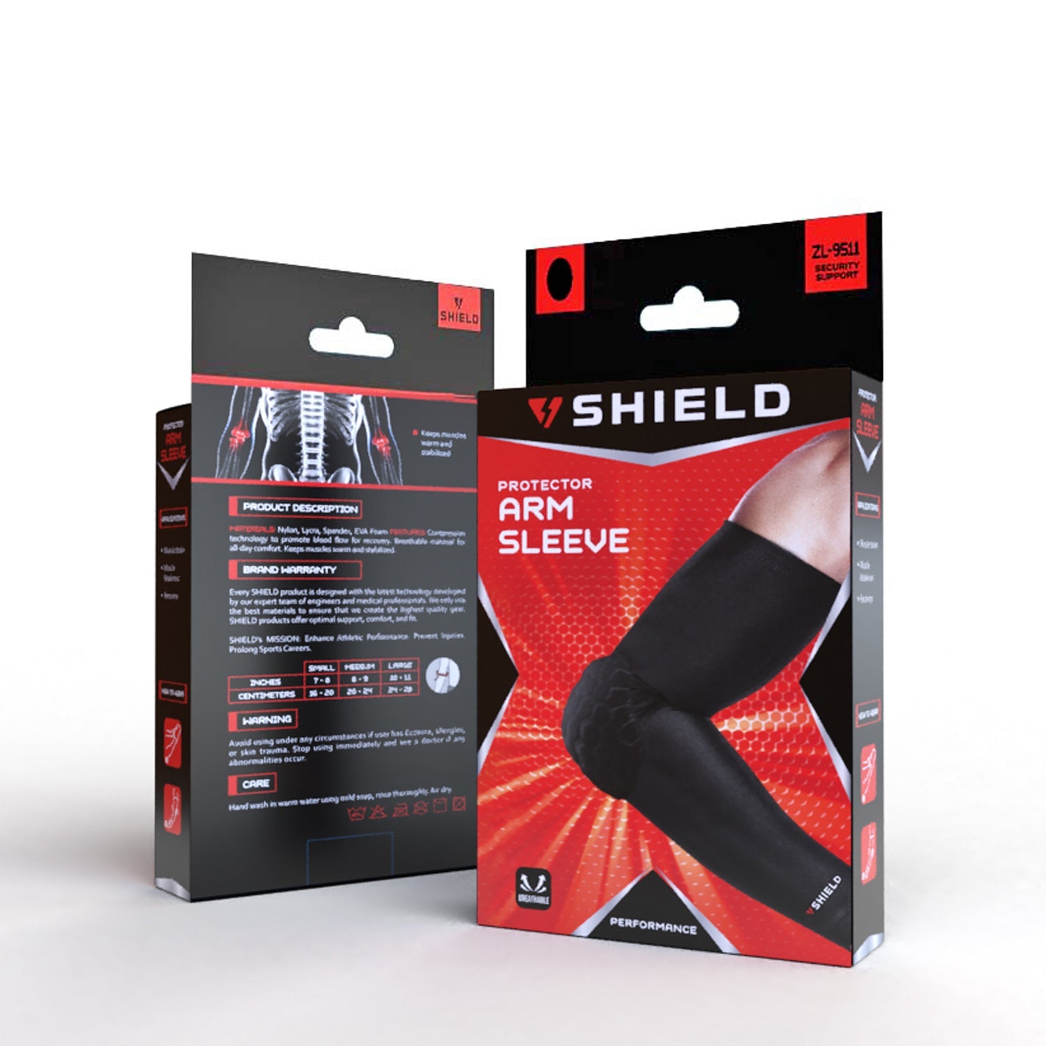 Shield ZL9511 Padded Honeycomb Arm Sleeve