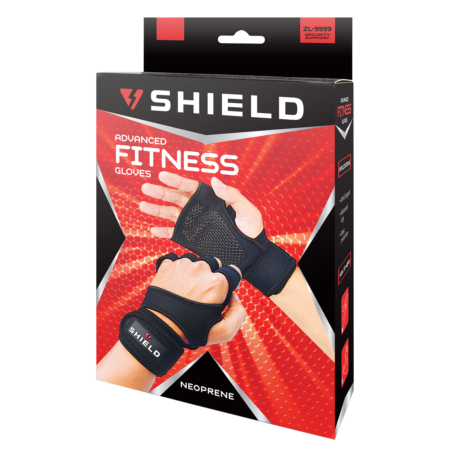 Shield ZL9999 Neoprene Gloves Support - Pair