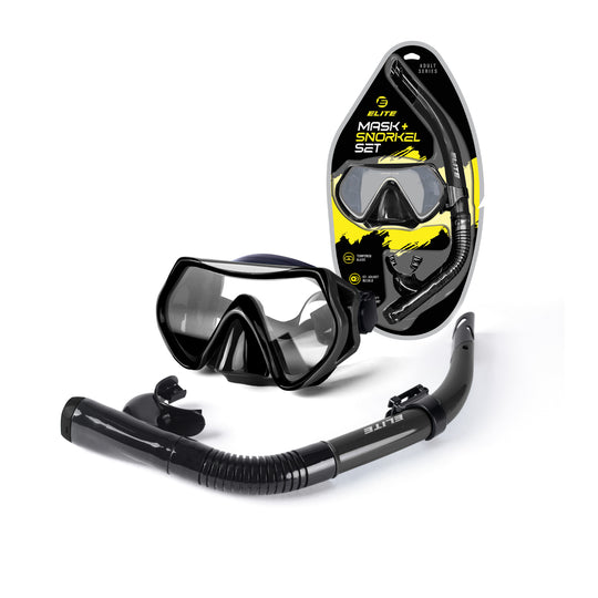 Elite Mask and Snorkel Set