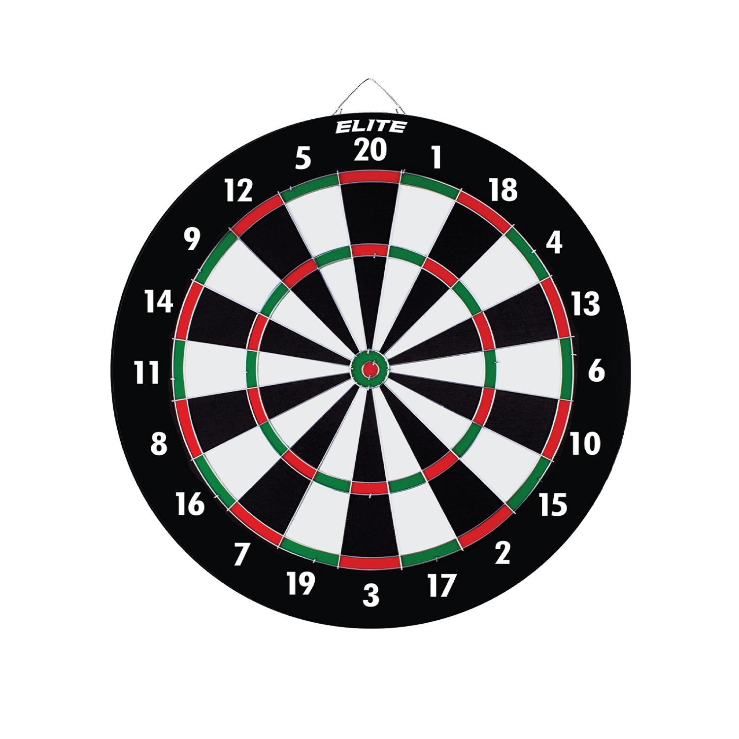 Elite Dual Play Official Size Paper Dartboard with 6pcs Darts