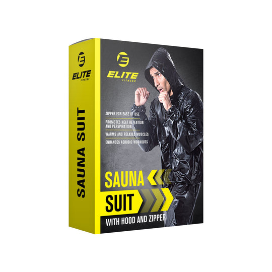 Elite Fitness Sauna Suit with Hood and Zipper
