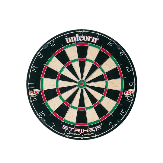 Unicorn Striker Bristle Dartboard with Dart Set