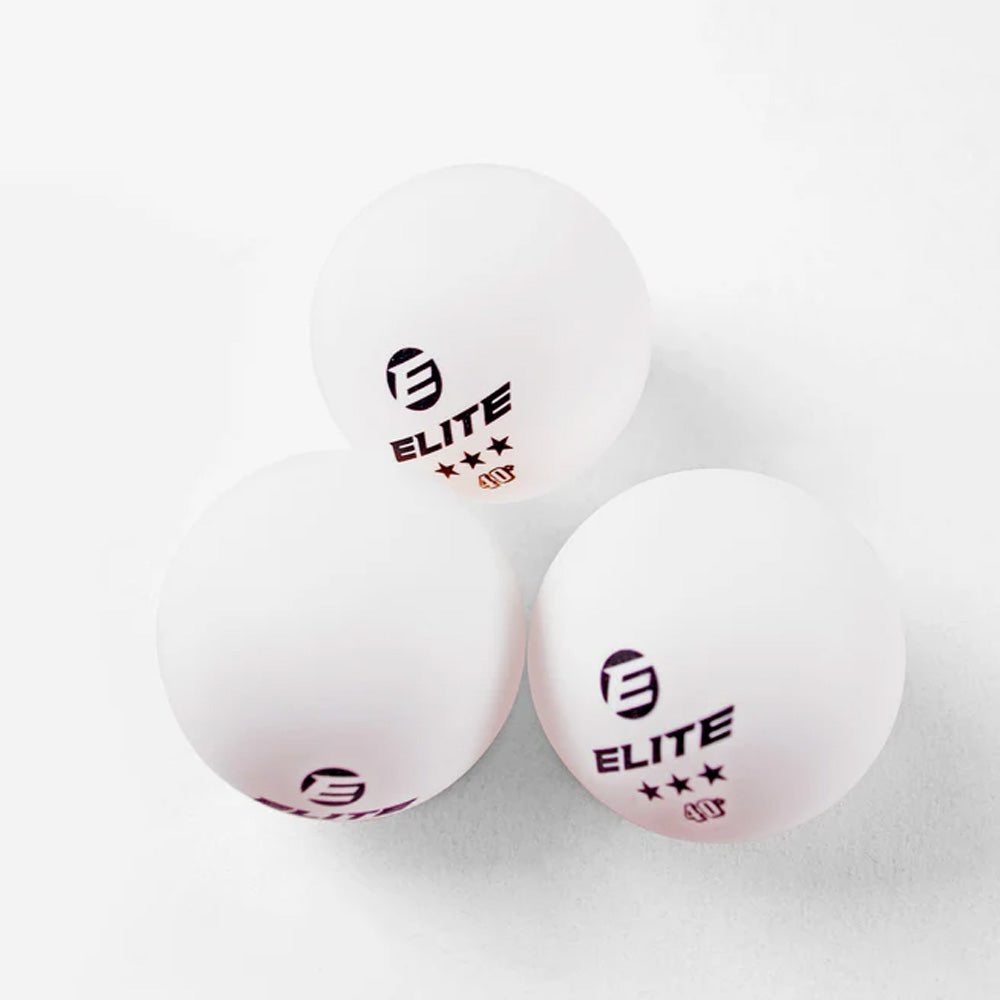 Elite 3 Star ABS 40+ Table Tennis balls
